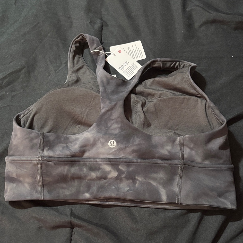 lululemon Tie-Dye Gray Sports Bra